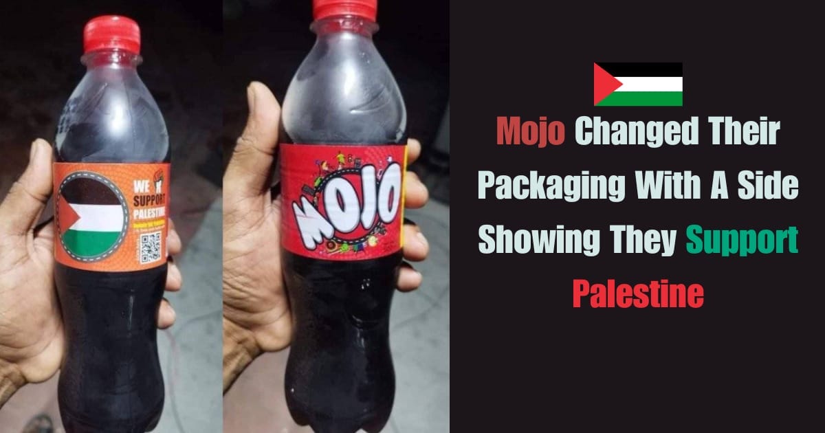 Mojo Changed Their Packaging With A Side Showing They Support Palestine